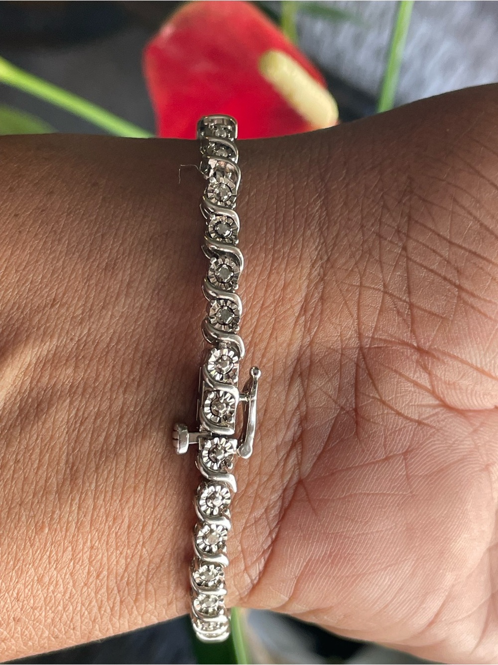 Real! Diamonds Ss Tennis Bracelet